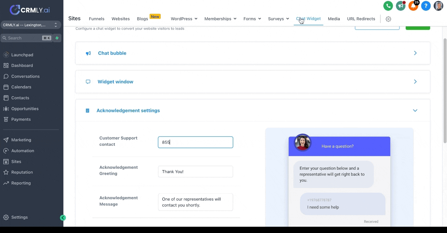 Bonelli Systems-Ghl Chat-