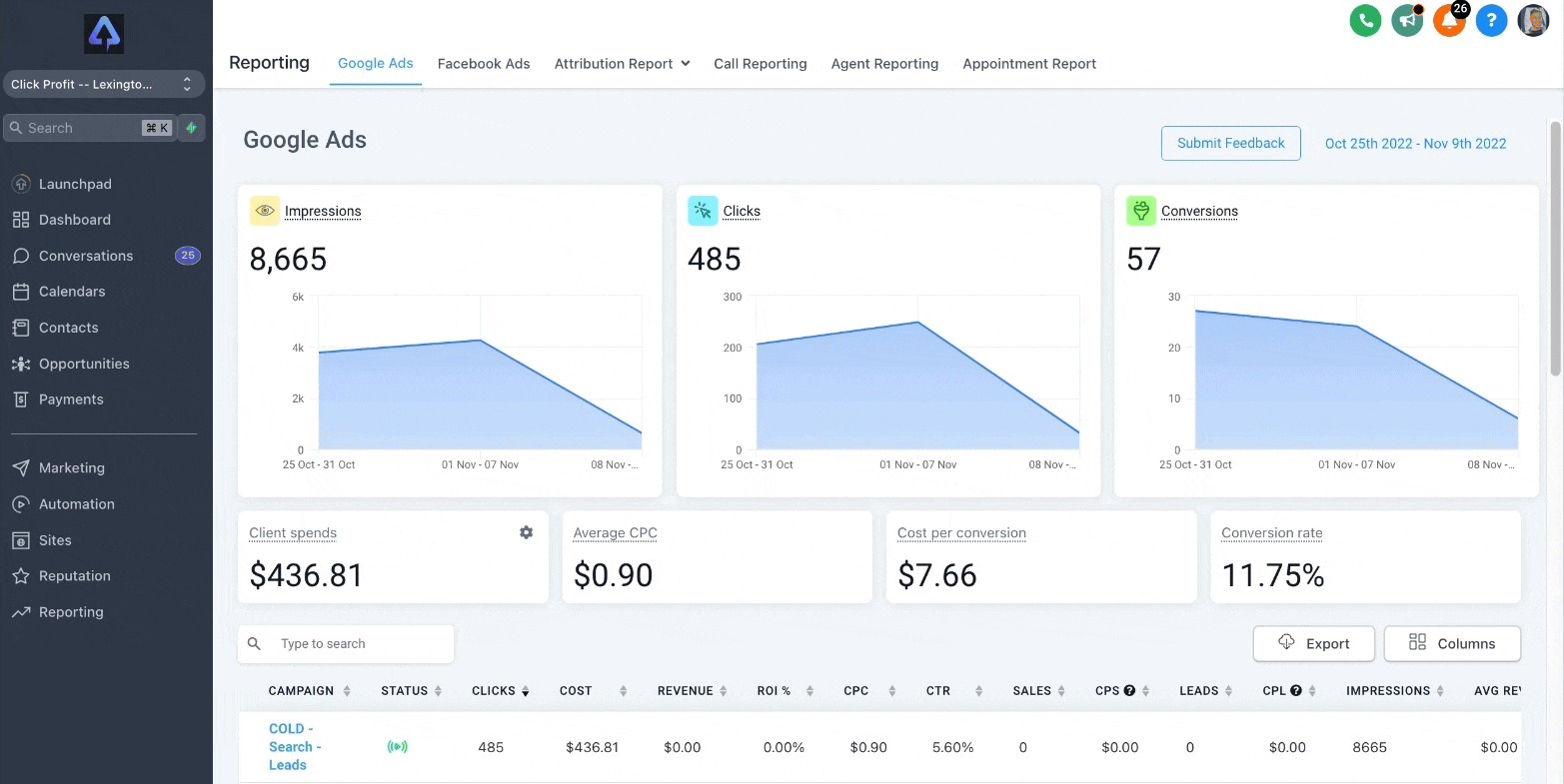 Bonelli Systems-Ghl Reporting-